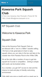 Mobile Screenshot of kpsquash.co.nz